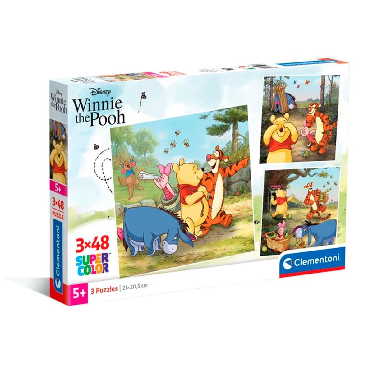 CLEMENTONI - Clementoni Rompecabezas  3 X 48 piezas Winnie The Pooh