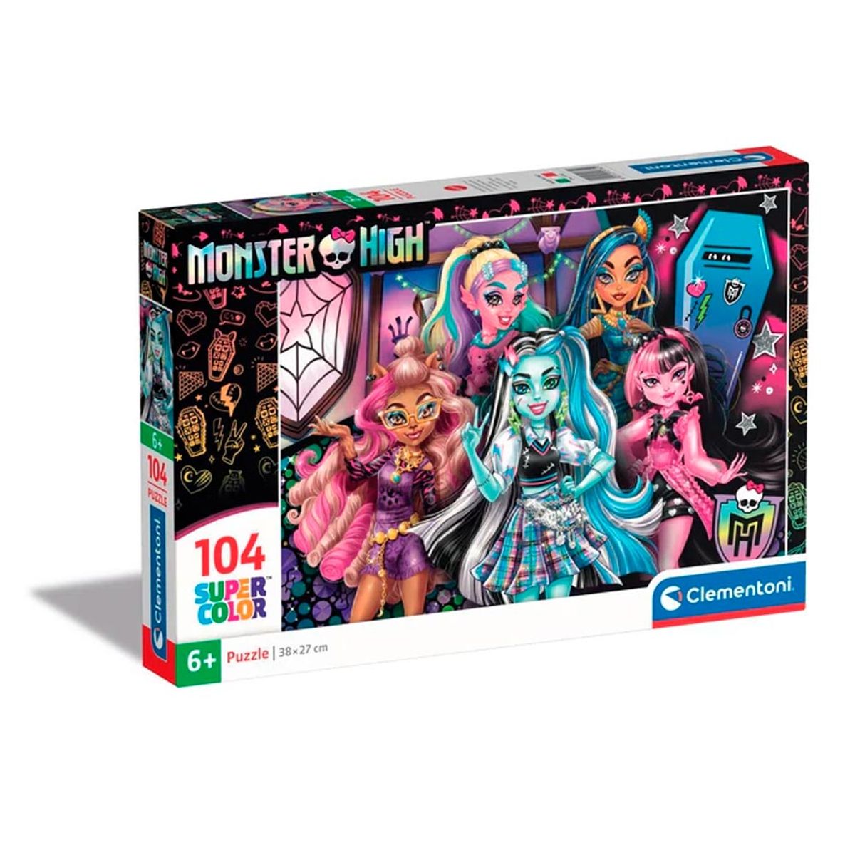 CLEMENTONI - Clementoni Rompecabezas 104 piezas Monster High