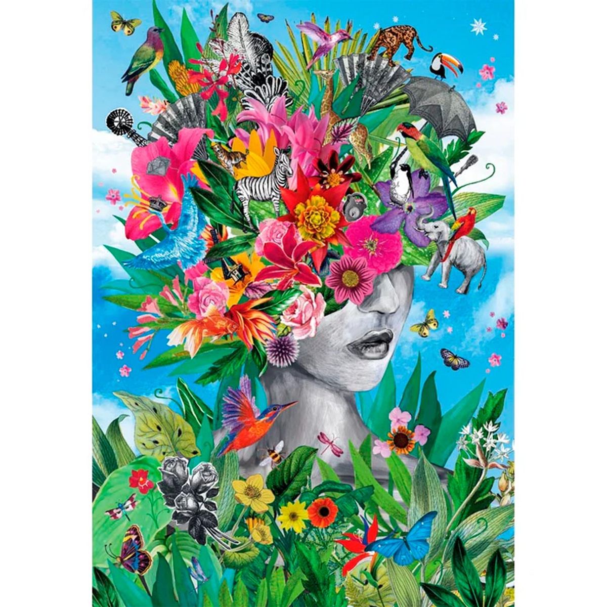 CLEMENTONI - Clementoni Rompecabezas X 500 piezas Head In The Jungle