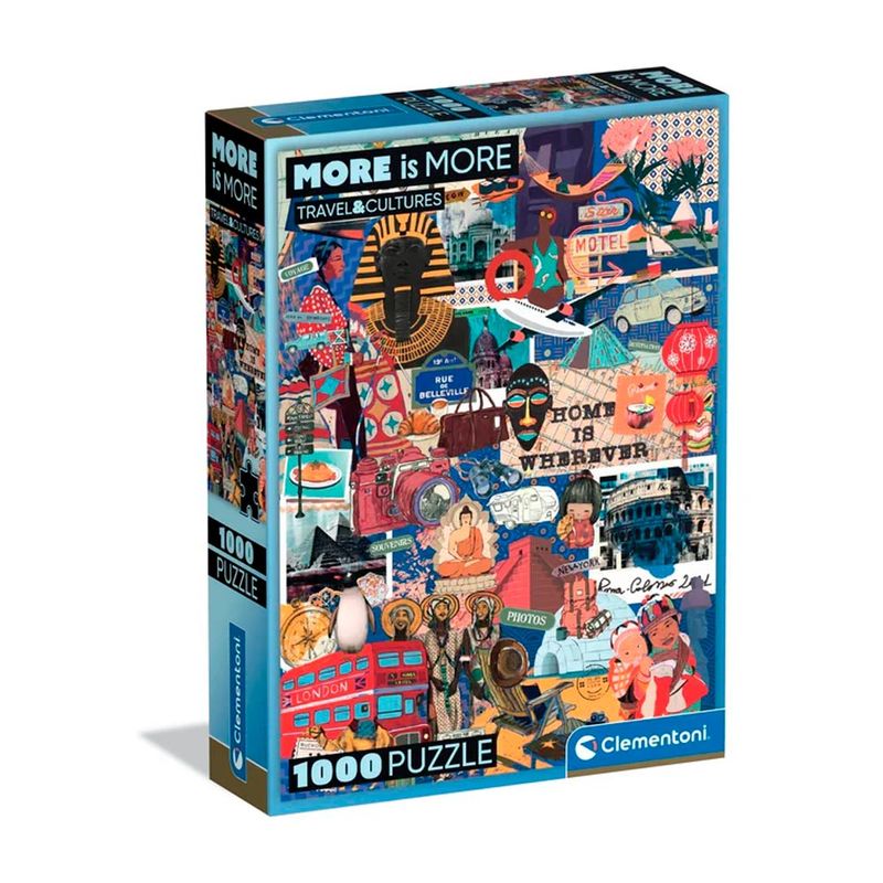 CLEMENTONI - Clementoni Rompecabezas X 1000 piezasMas Es Mas Viaje Y Cultura
