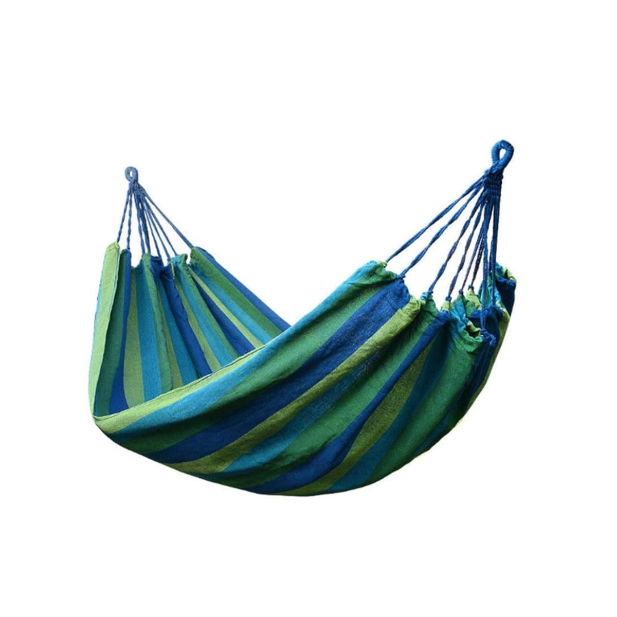 GENERICO - HAMACA COLGANTE CON FUNDA PORTÁTIL MULTICOLOR