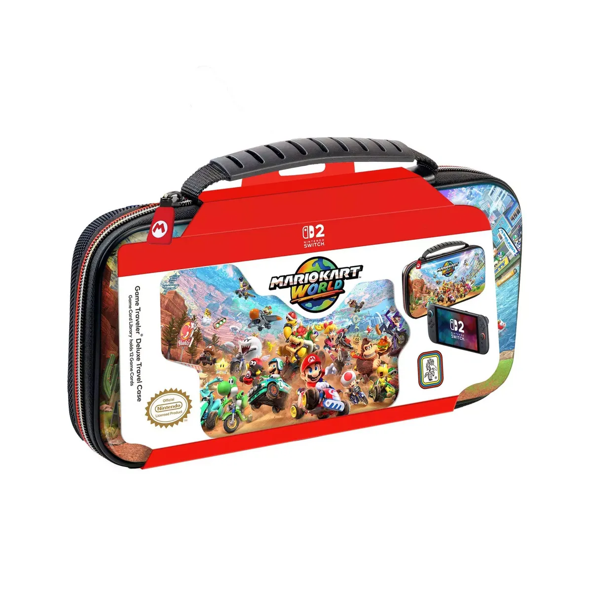NINTENDO - Estuche Game Traveler Deluxe Case Mario Kart World Switch 2 NS212MKW