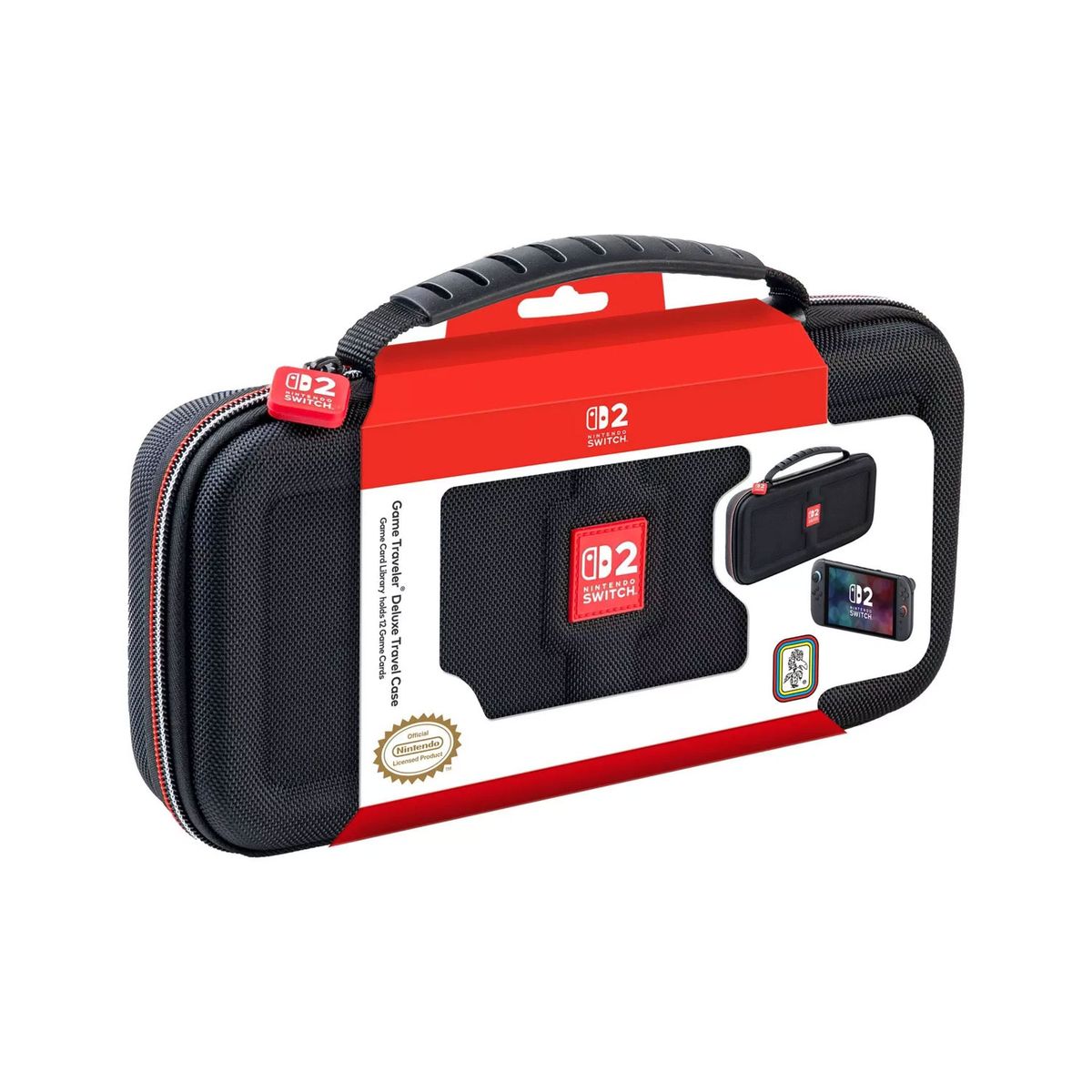 NINTENDO - Estuche Game Traveler Deluxe Case Negro Nintendo Switch 2 NS241