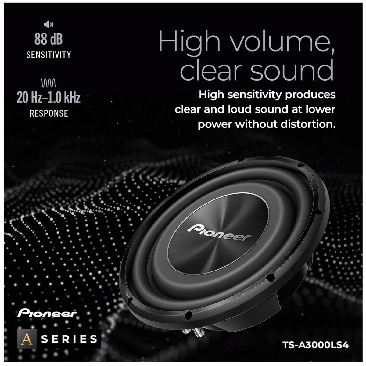 PIONEER - Pioneer Subwoofer Plano 12 Pulg 1500w