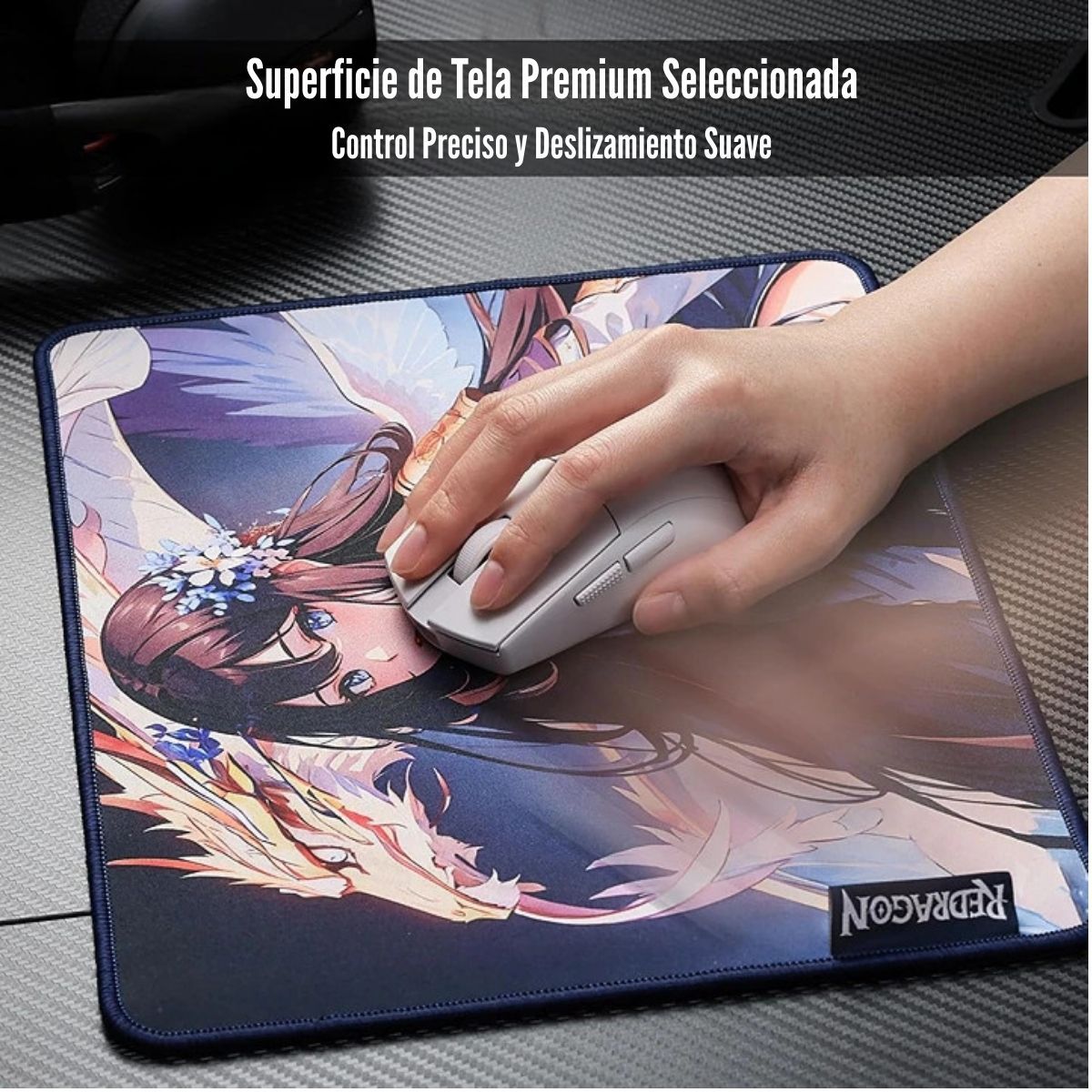 REDRAGON - Redragon - Mousepad AK1 S P046 Anime Tamaño: 330 x 260 x 3 mm