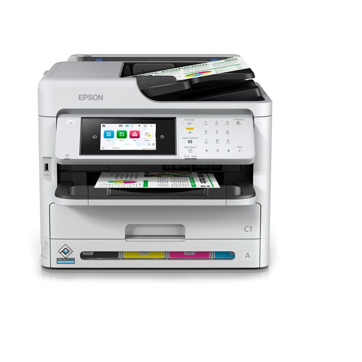 EPSON - Impresora Epson Multifuncional Color WorkForce Pro EM-C800 Fax USB