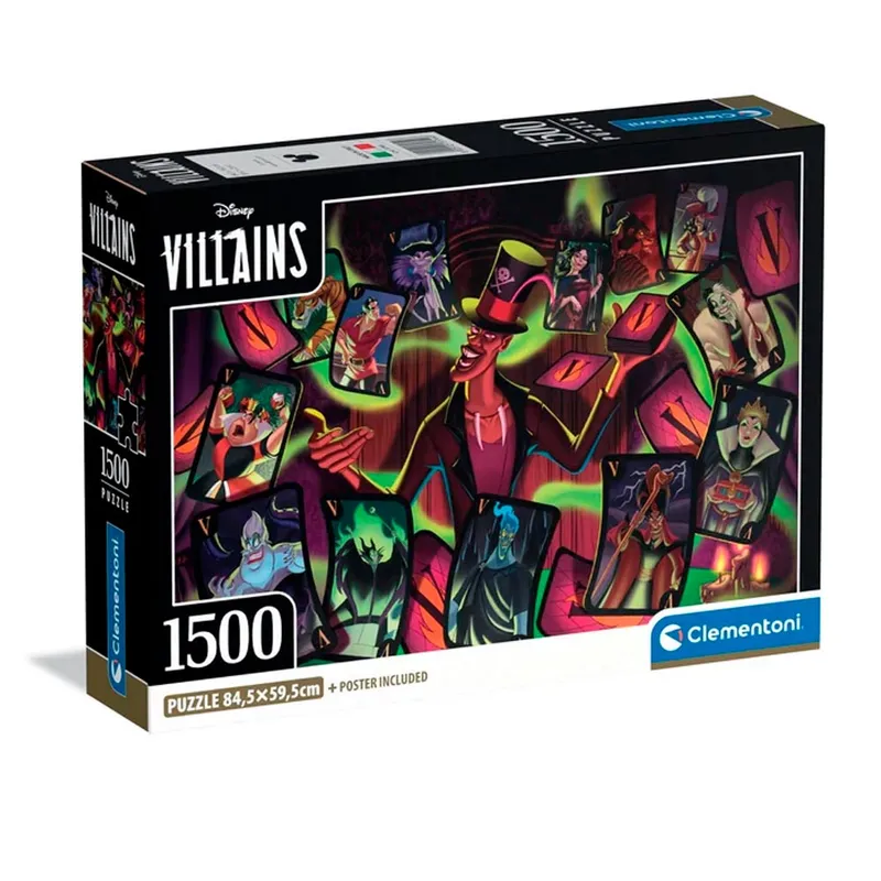 CLEMENTONI - Clementoni Rompecabezas X 1500 piezas Los Villanos De Disney