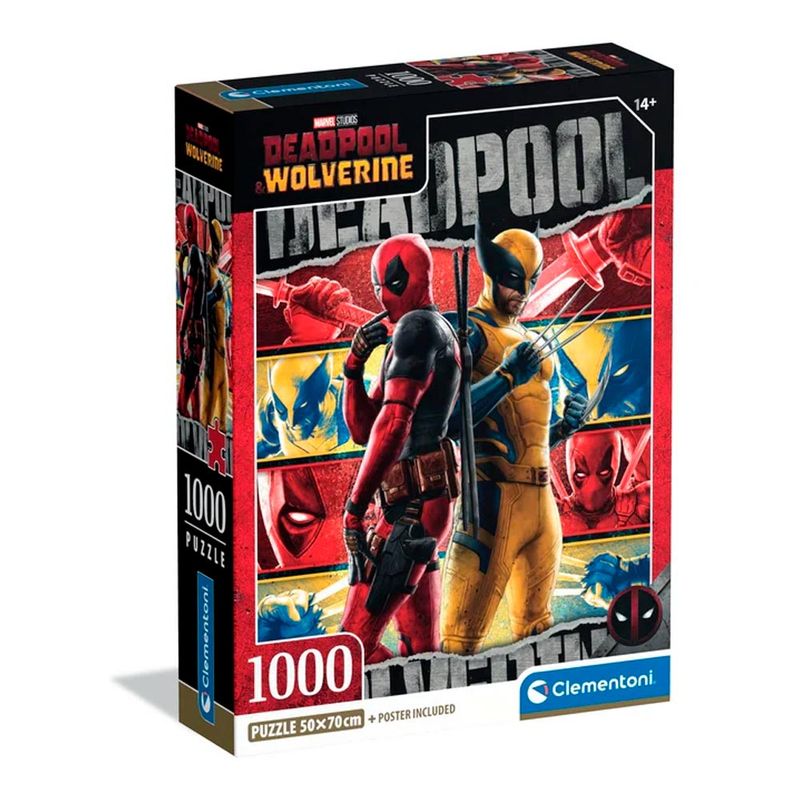 CLEMENTONI - Clementoni Rompecabezas X 1000 piezasMarvel Deadpool