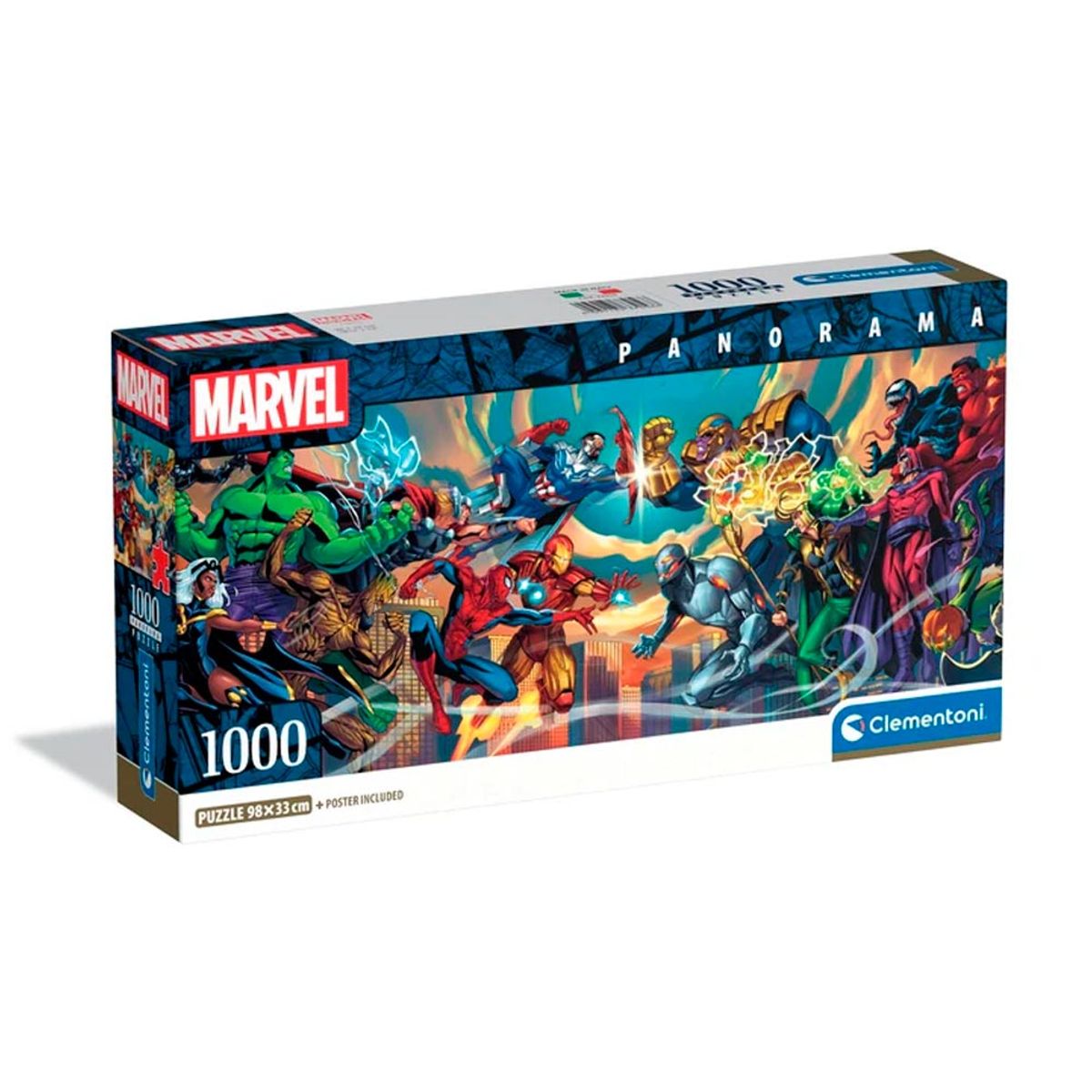 CLEMENTONI - Clementoni Rompecabezas X 1000 piezas Marvel Heroes Y Villanos