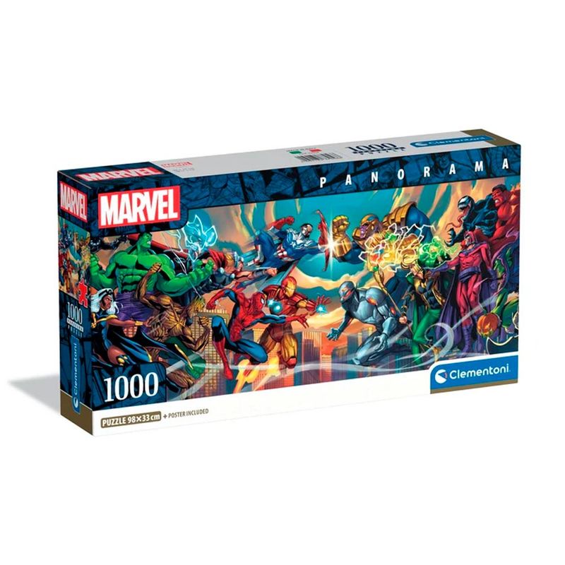 CLEMENTONI - Clementoni Rompecabezas X 1000 piezas Marvel Heroes Y Villanos