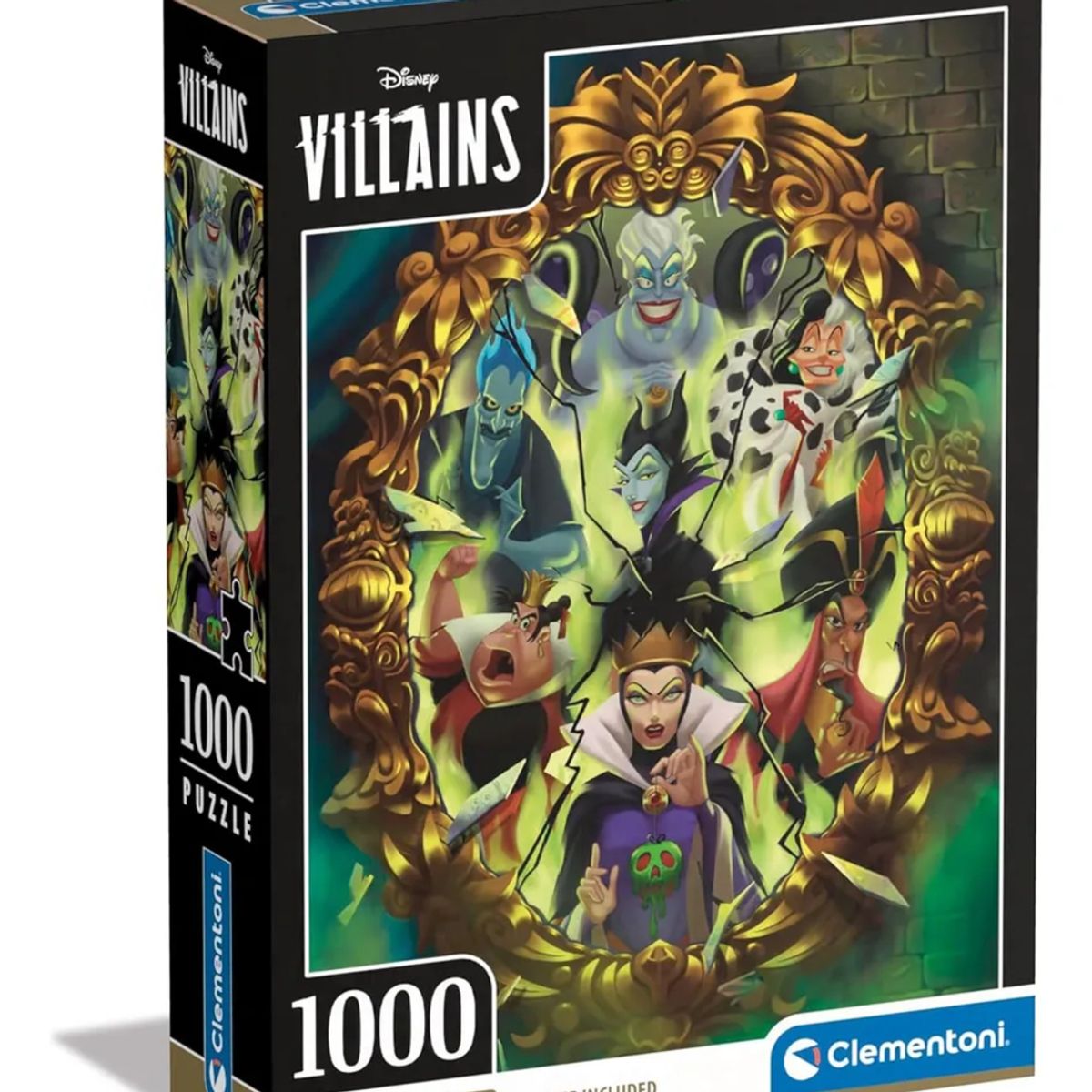 CLEMENTONI - Clementoni Rompecabezas 1000 piezas Disney Villanos
