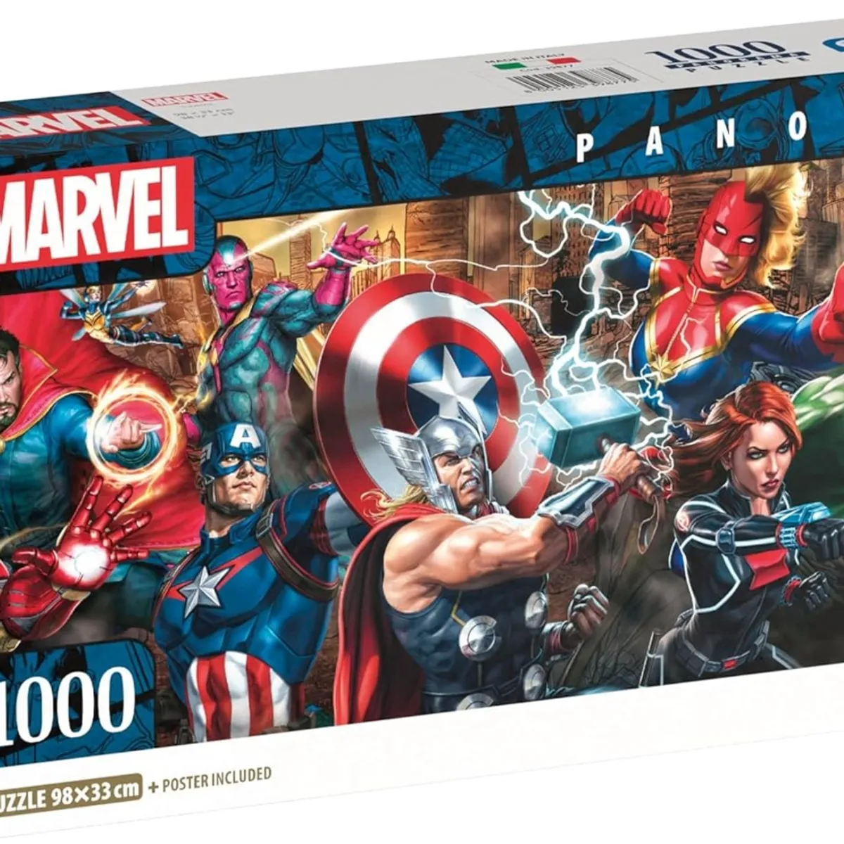 CLEMENTONI - Clementoni Rompecabezas 1000 piezas Heroes Marvel