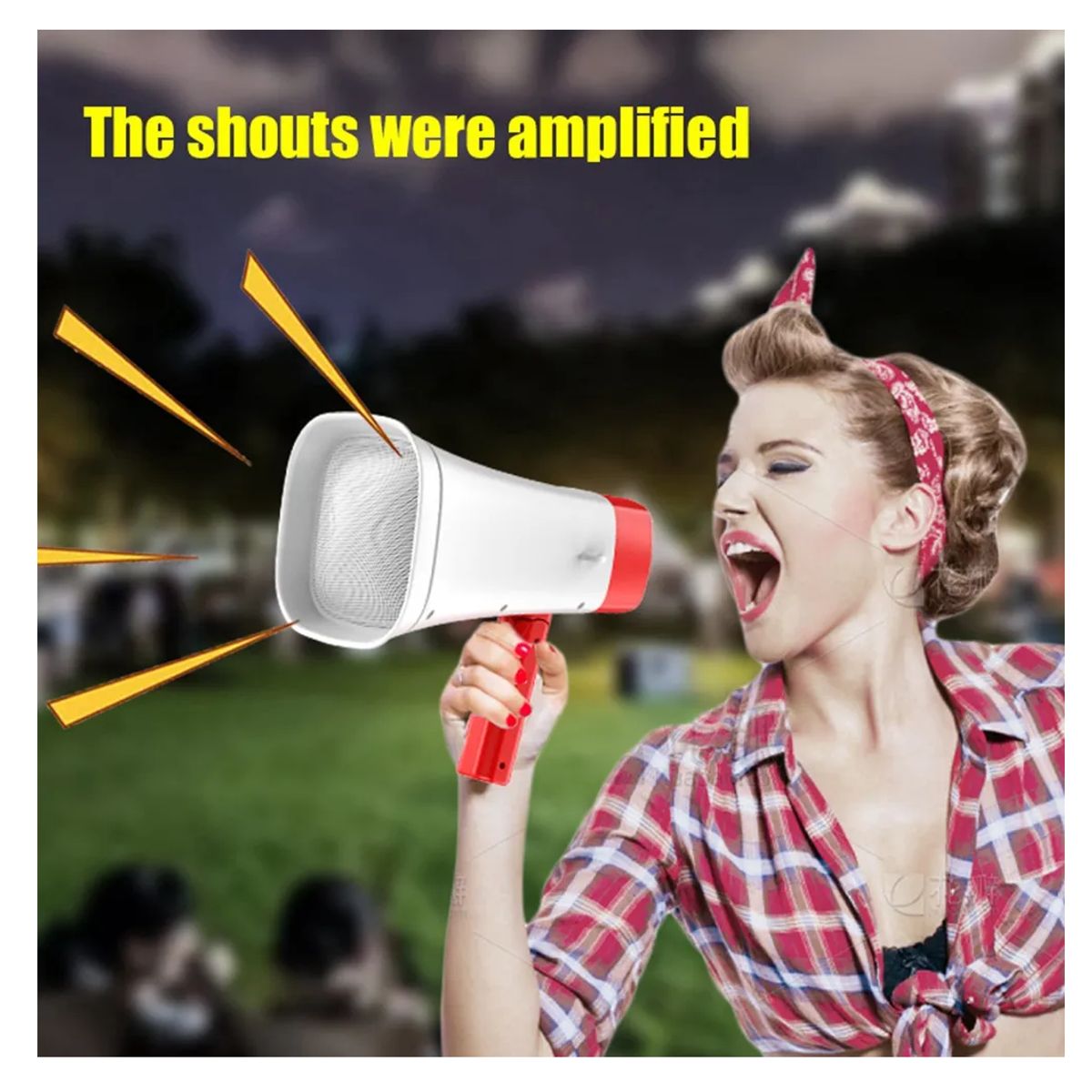 GENERICO - Megafono 50w Recargable Sirena Parlante Bluetooth Hannzo