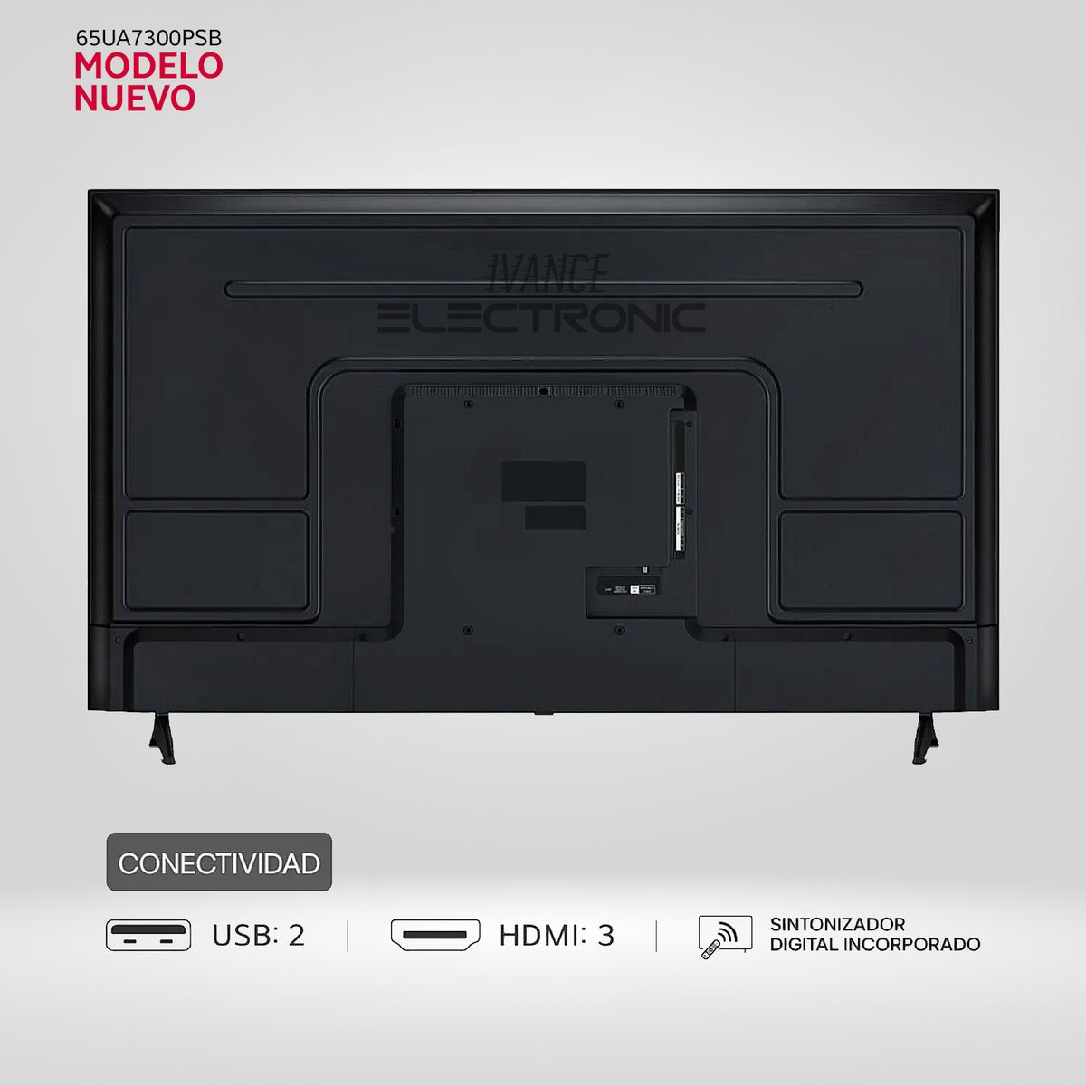 LG - Televisor Lg 65"  Pulg Ultra HD 4K AI ThinQ 65UA7300 Modelo 2025 + RACK NEX