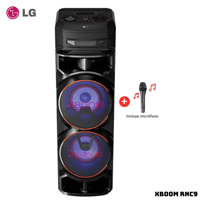 LG - TORRE DE SONIDO LG XBOOM 1800W SUPER BASS BOOST - RNC9