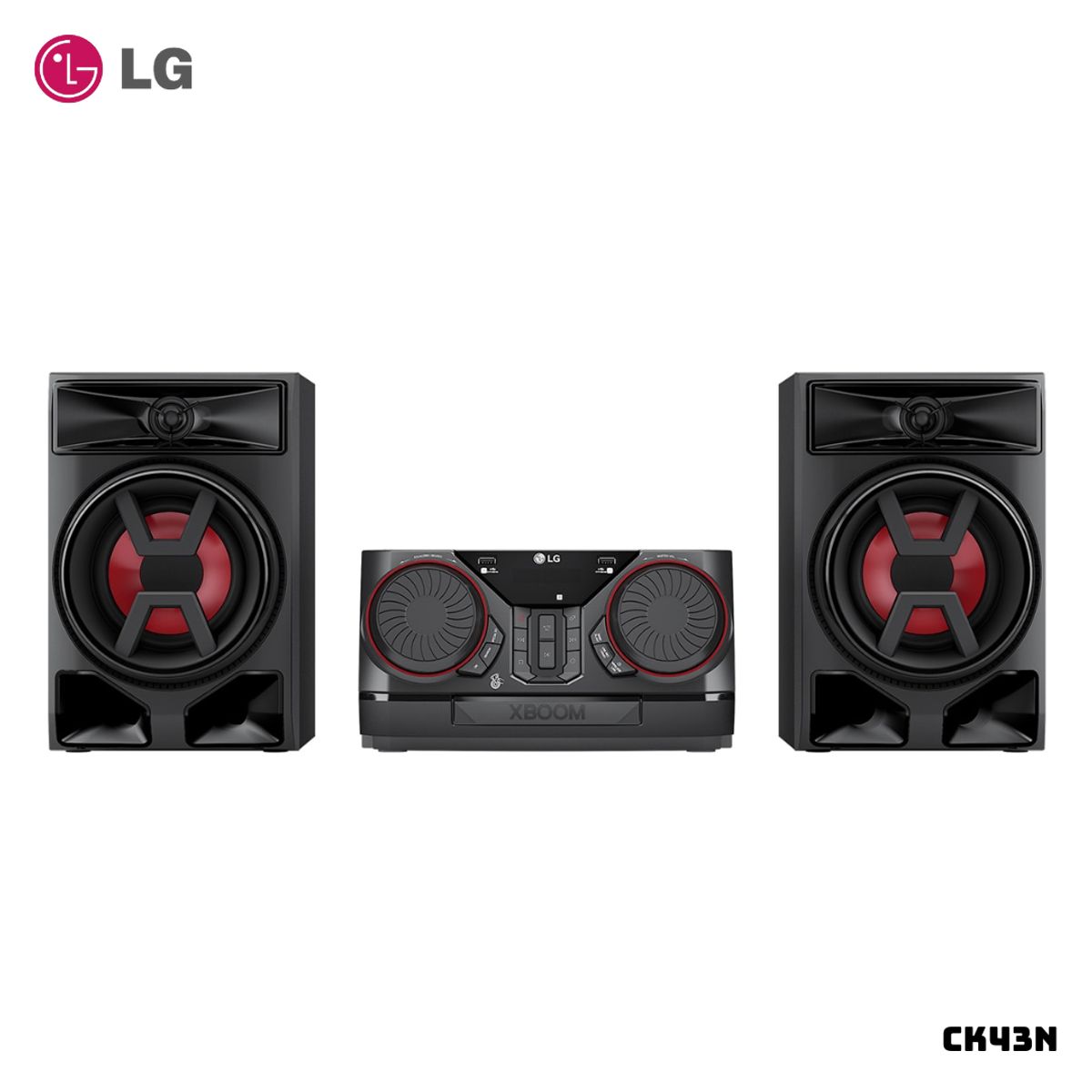 LG - PARLANTES LG XBOOM 300W MINI COMPONENTE - CK43N