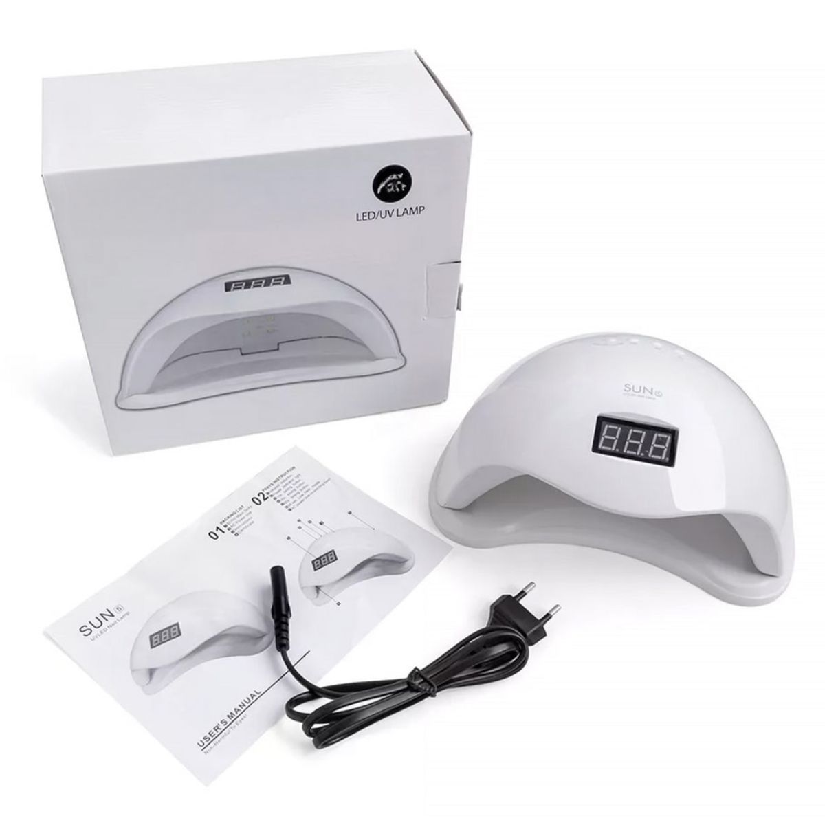 INSPIRA MARKET - Lampara UV LED para Uñas Secado de Uñas