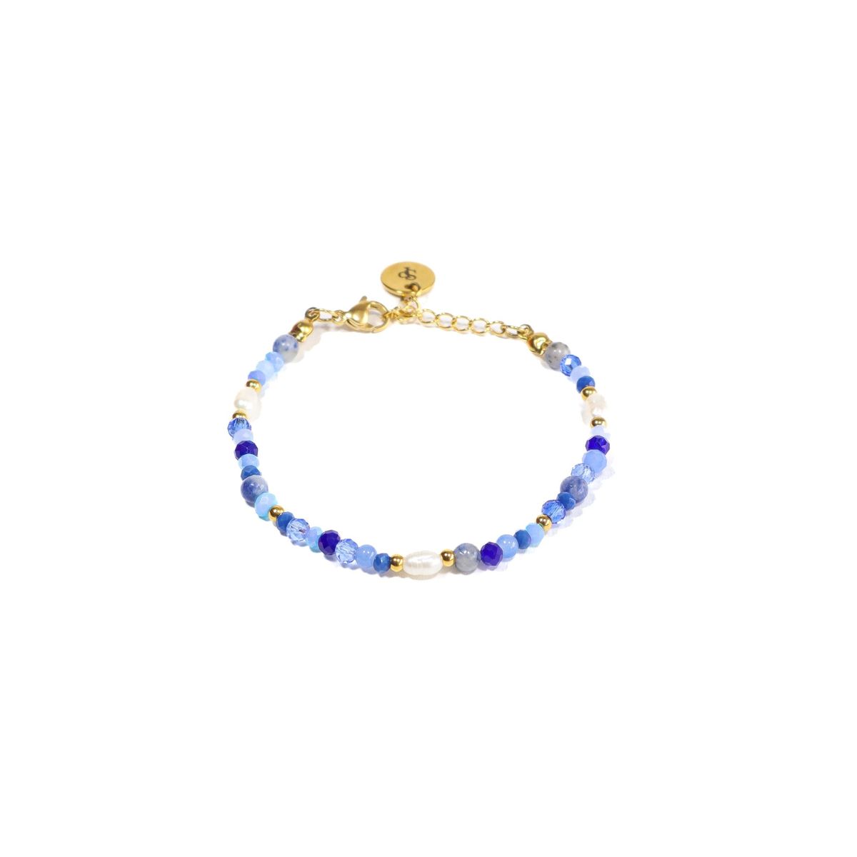SAMANTHA PINTO HANDMADE ACCESSORIES - Pulsera Cayetana Azul
