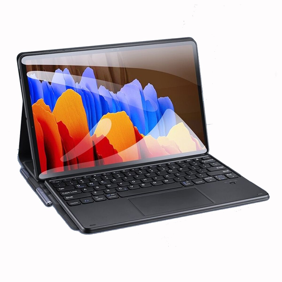 GENERICO - Funda Con Teclado Para Samsung Galaxy TAB S8+ de 12.4 pulgadas 2022