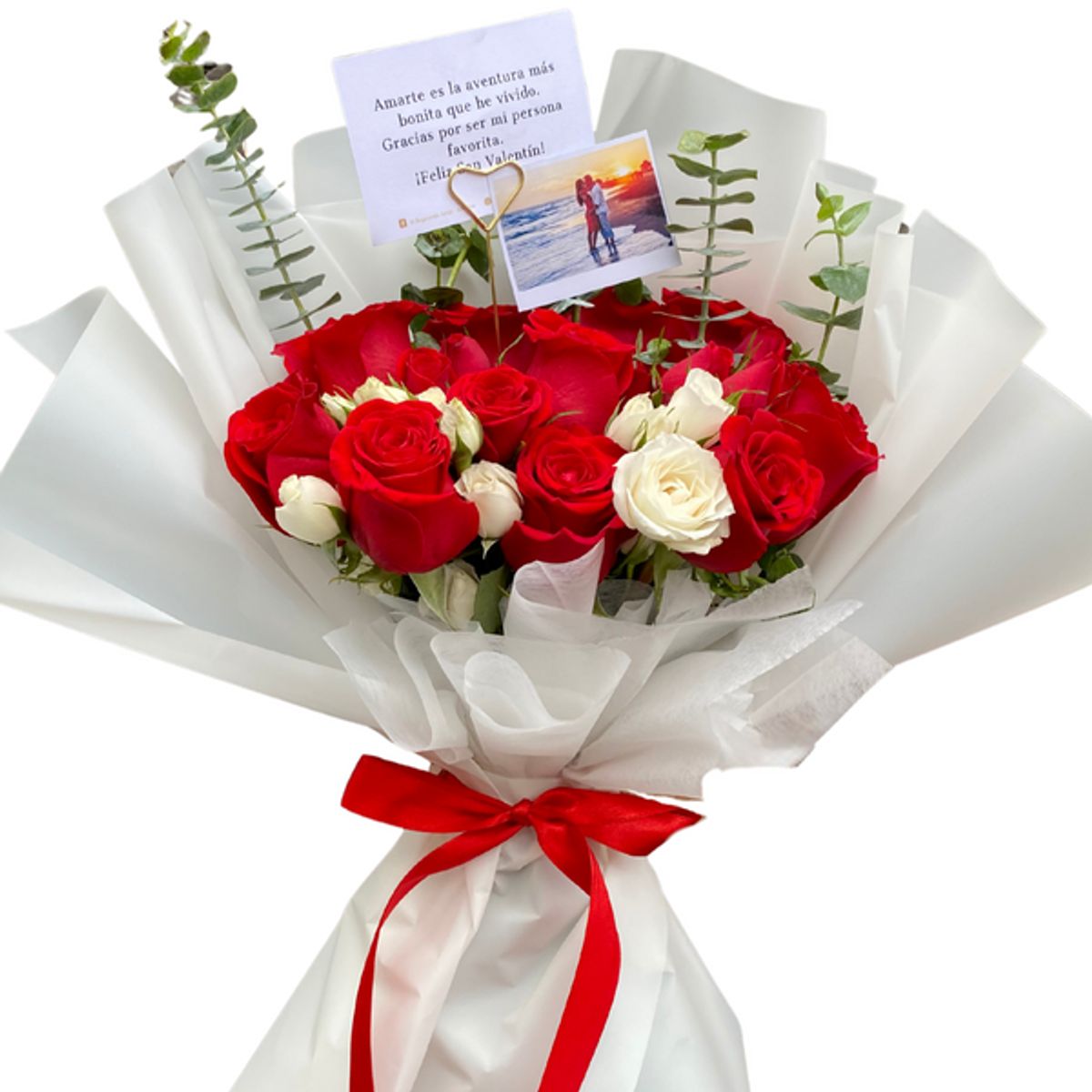 VI REGALANDO AMOR - Ramo Luciana - Ramo de Flores - Rosas - flores