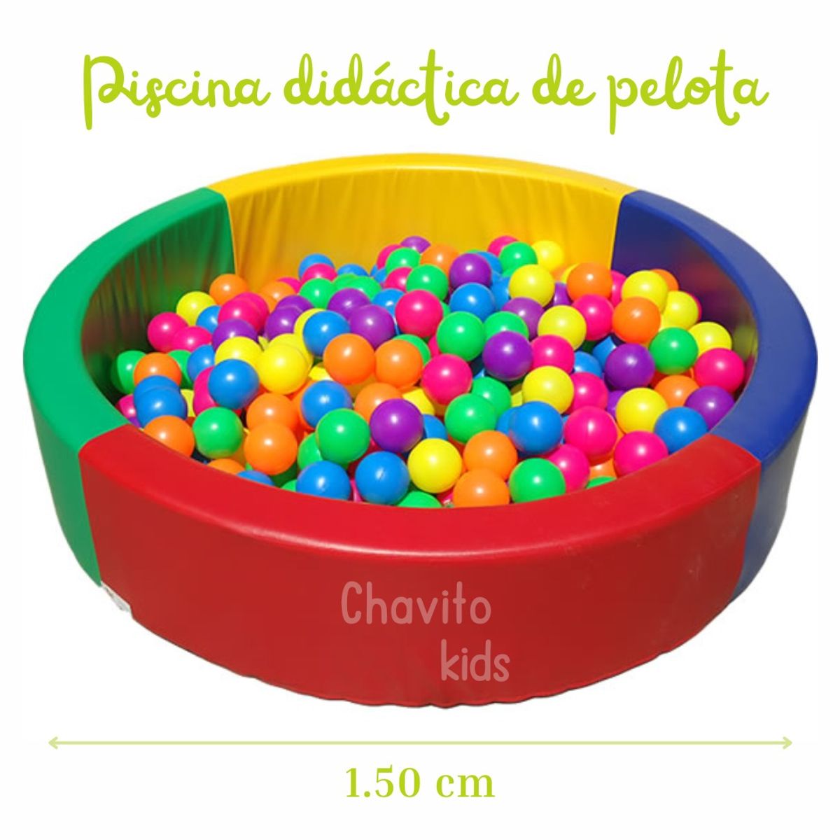 GENERICO - PISCINA DE PELOTAS 150 X 33 CM