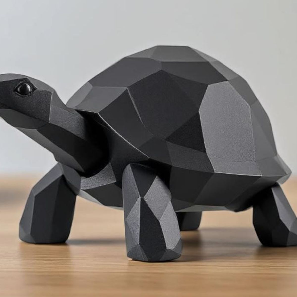 GENERICO - ADORNO EXCLUSIVO TORTUGA NEGRO 14cm x 16cm x 27cm