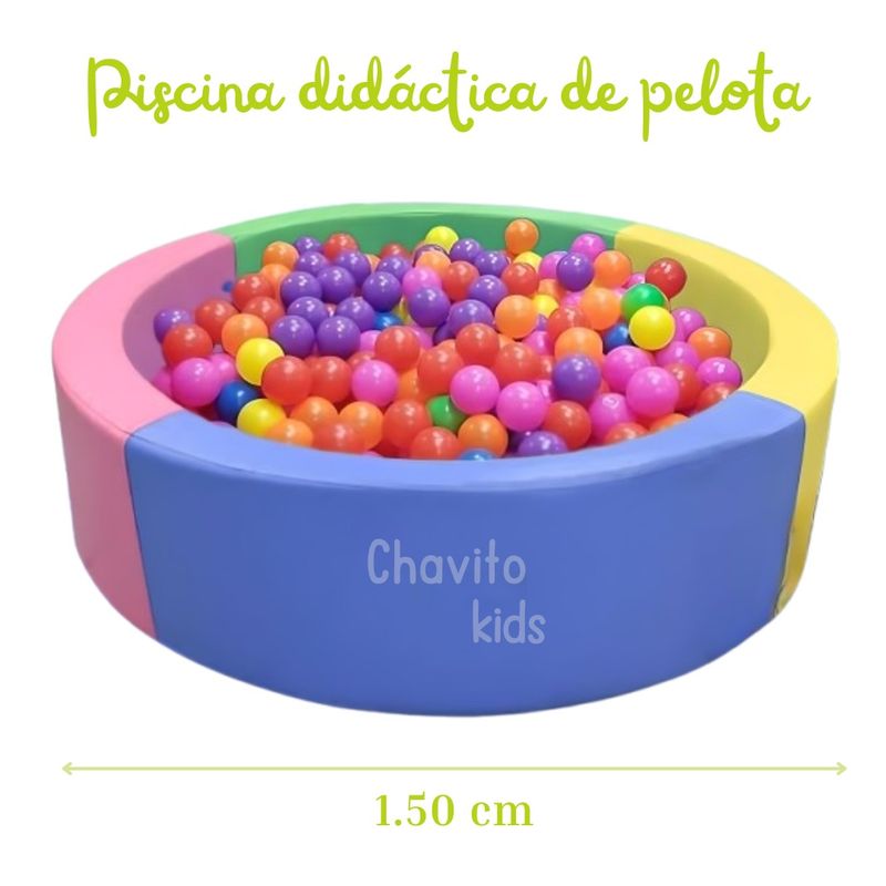 GENERICO - PISCINA DE PELOTAS 1.50 X 33 CM