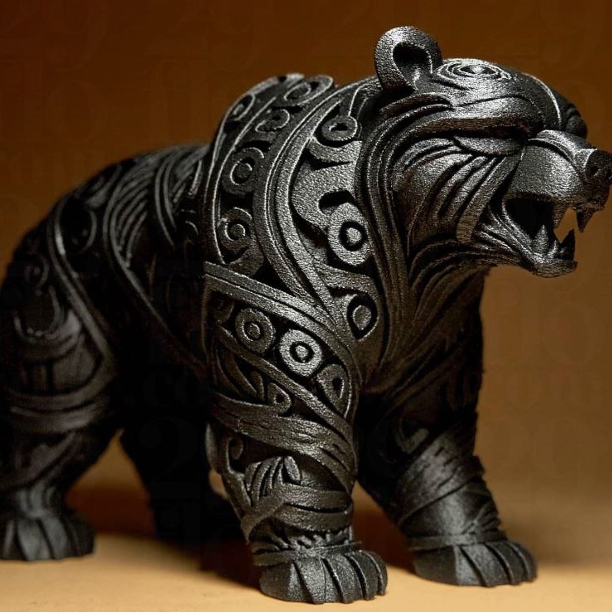 GENERICO - ADORNO EXCLUSIVO OSO NEGRO 23cm x 17cm x 36cm