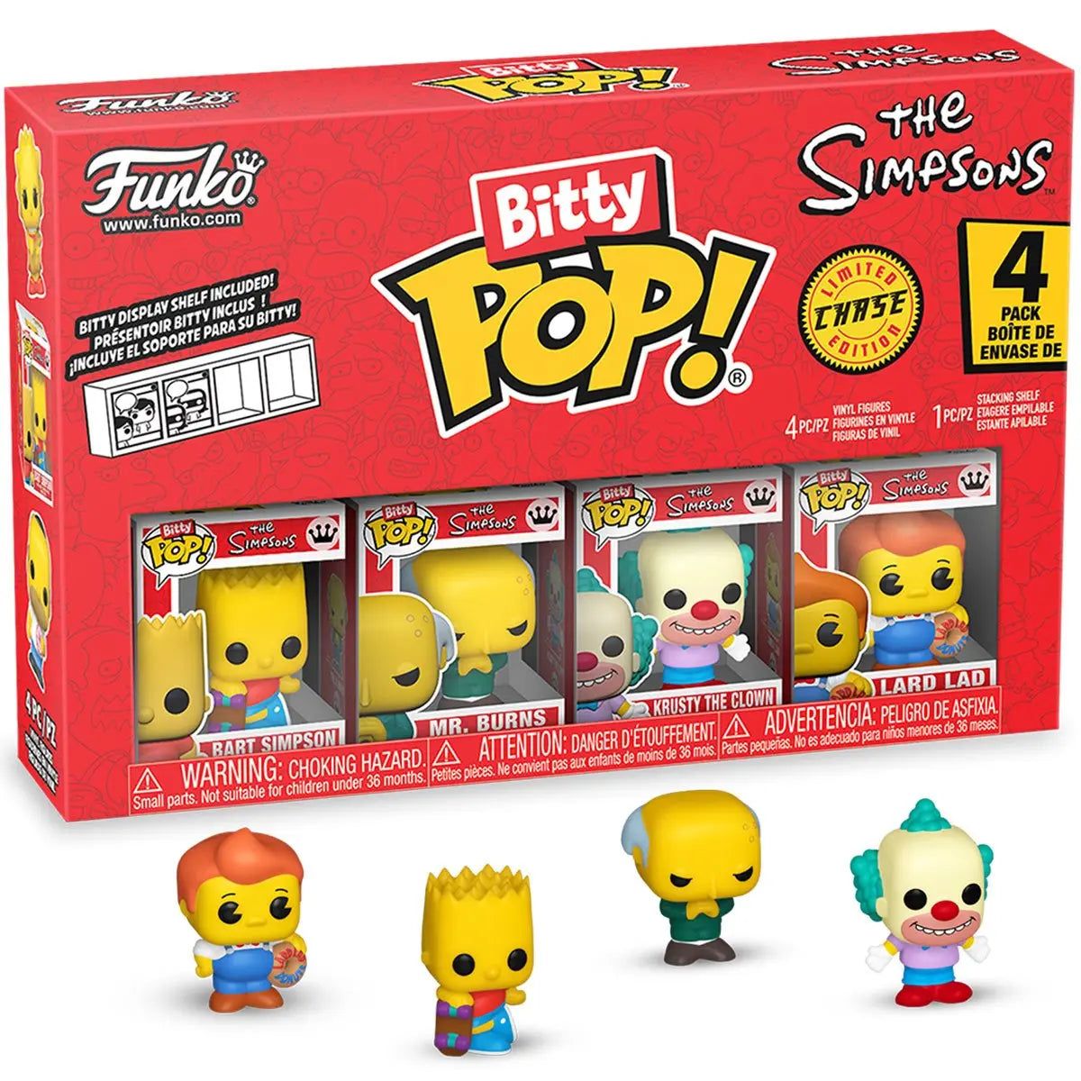 FUNKO - Funko Bitty Pop Television The Simpson - 4pack Bart