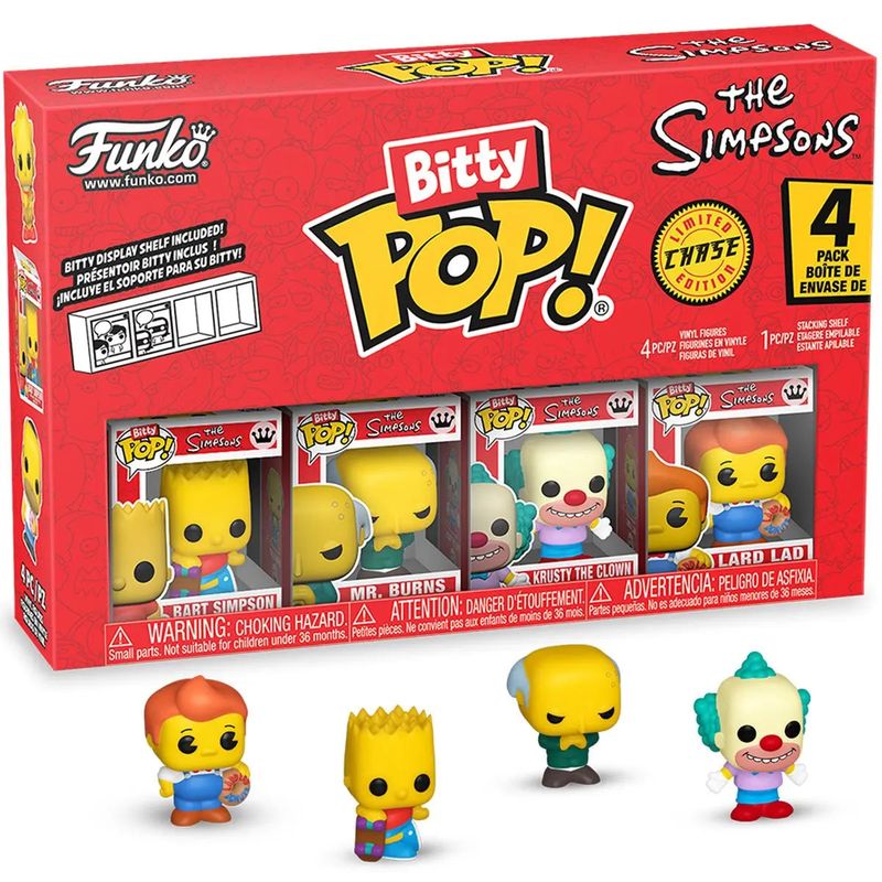 FUNKO - Funko Bitty Pop Television The Simpson - 4pack Bart