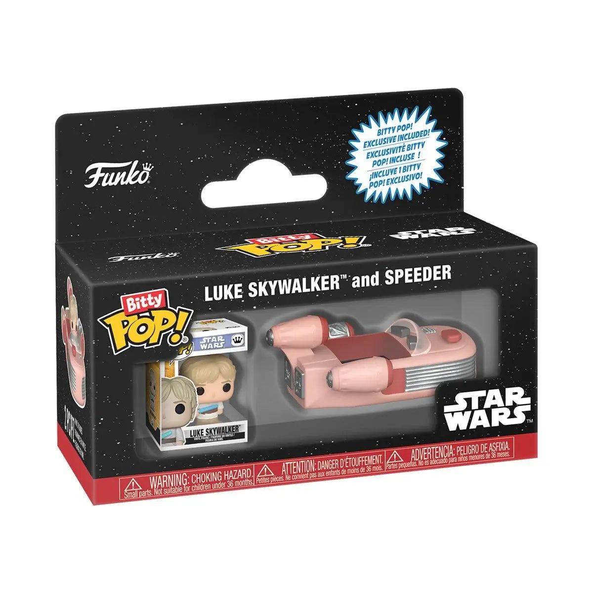 FUNKO - Funko Bitty Pop Ride Star Wars - Luke Skywalker and LandSpeeder
