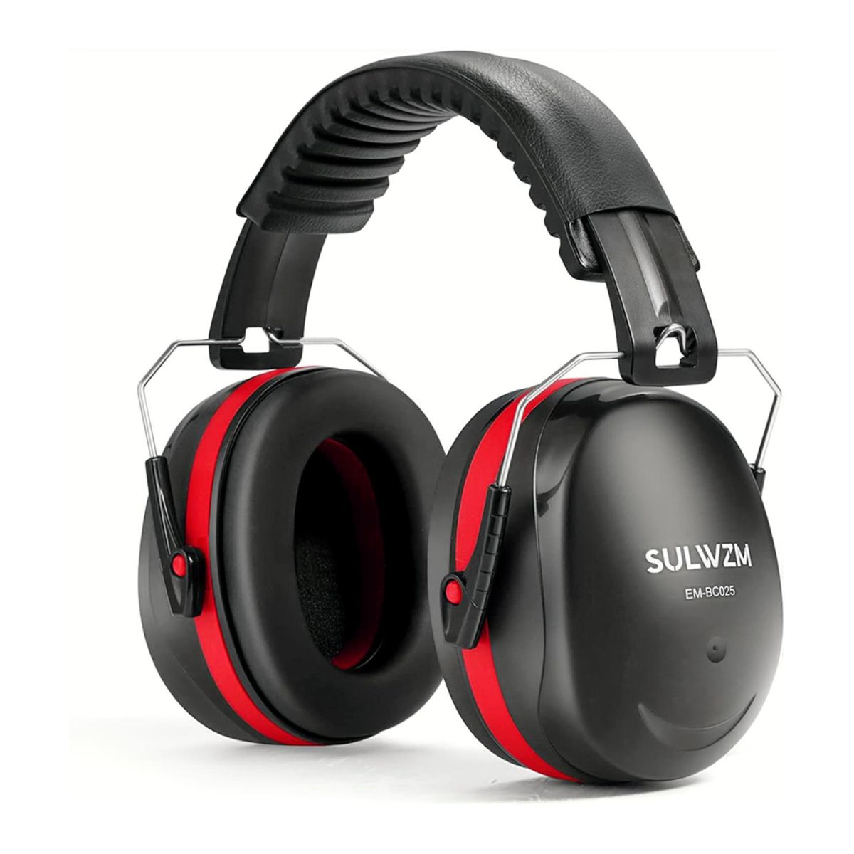 GENERICO - Audífonos Antiruido Orejeras Para Niños 7 años Jovenes y Adultos cabeza nornal - Negro Rojo SULWZM