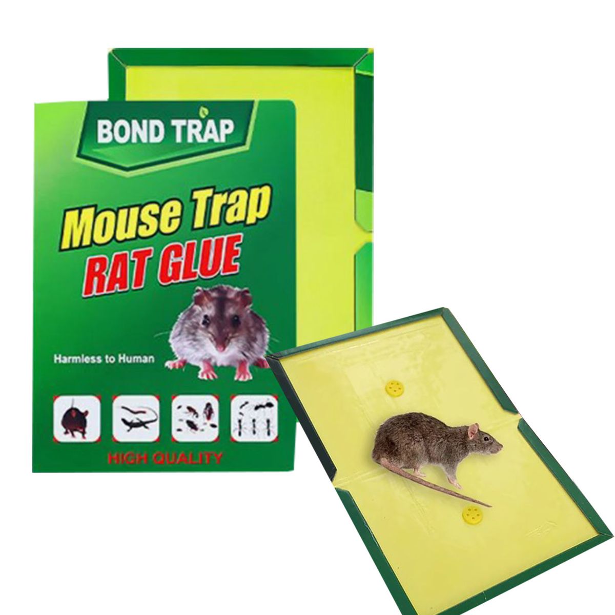 GENERICO - TRAMPA ADHESIVA PARA RATONES Y PLAGAS  1 UNIDAD