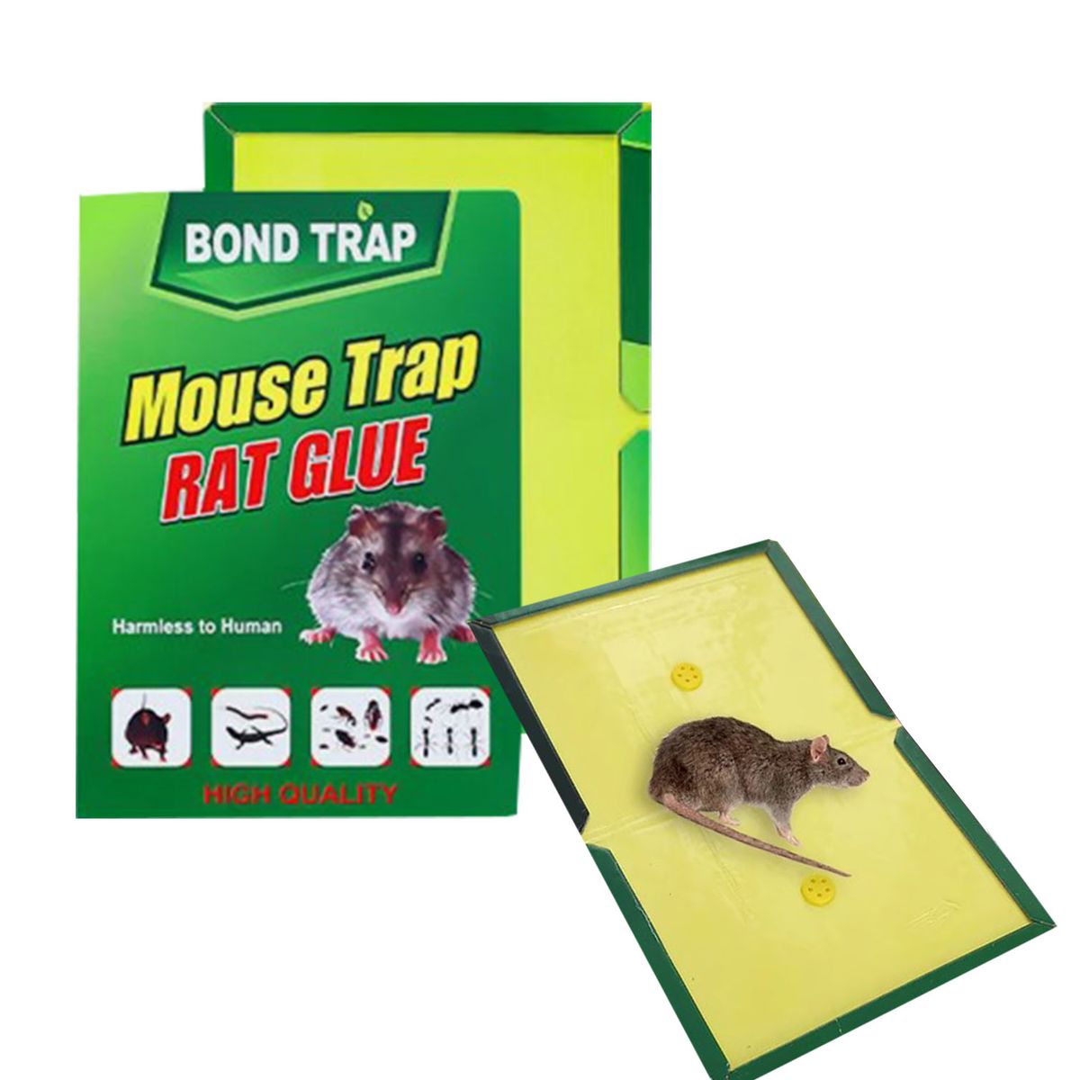 GENERICO - TRAMPA ADHESIVA PARA RATONES Y PLAGAS  1 UNIDAD