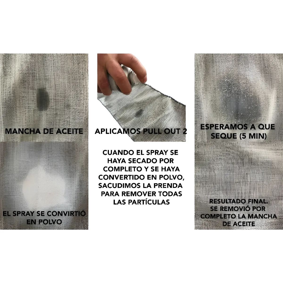 GENERICO - Removedor De Manchas Aerosol Para Tela Textil - Pull Out 2