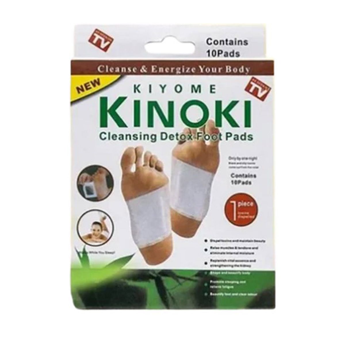 GENERICO - 10 Pads kinoki parches  Detox y relajación  de los pies