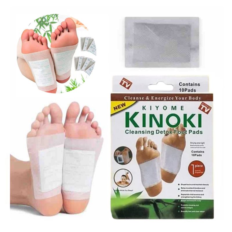 GENERICO - 10 Pads kinoki parches Detox y relajación