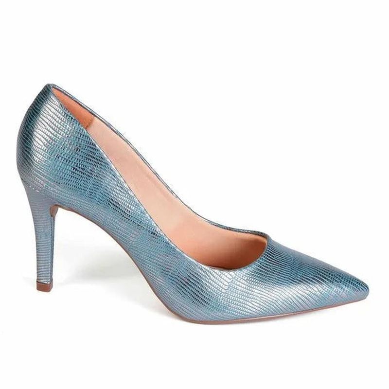 MIKAELA - ZAPATO MUJER MIKAELA VESTIR METAL COBALTO 13560-01