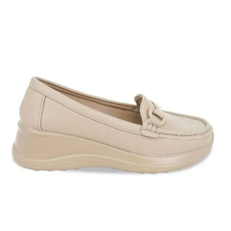 STHEF - MOCASIN MUJER STHEF TAUPE 8121