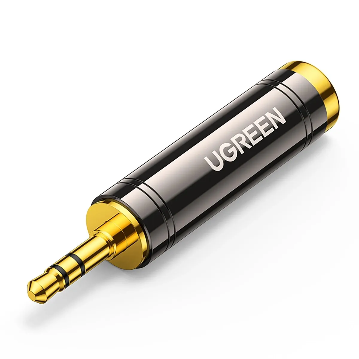 UGREEN - Adaptador Audio 3,5 mm a Minijack 6,35 mm hembra Ugreen AV168 - 60711