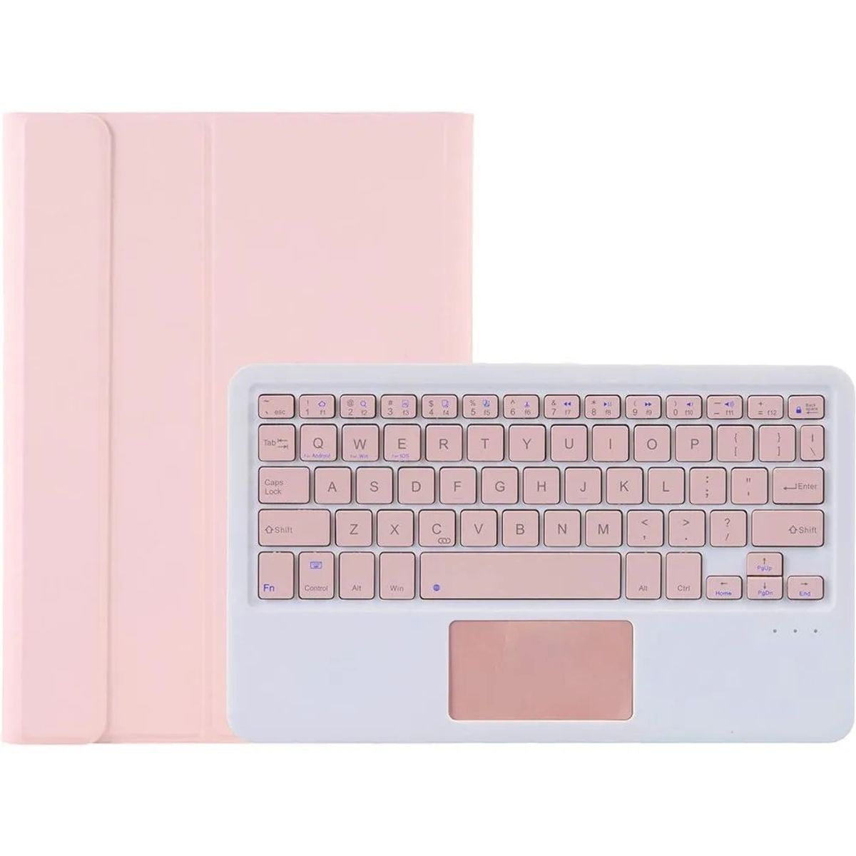 GENERICO - Funda con Teclado TouchPad Para  Redmi Pad Pro - Rosado