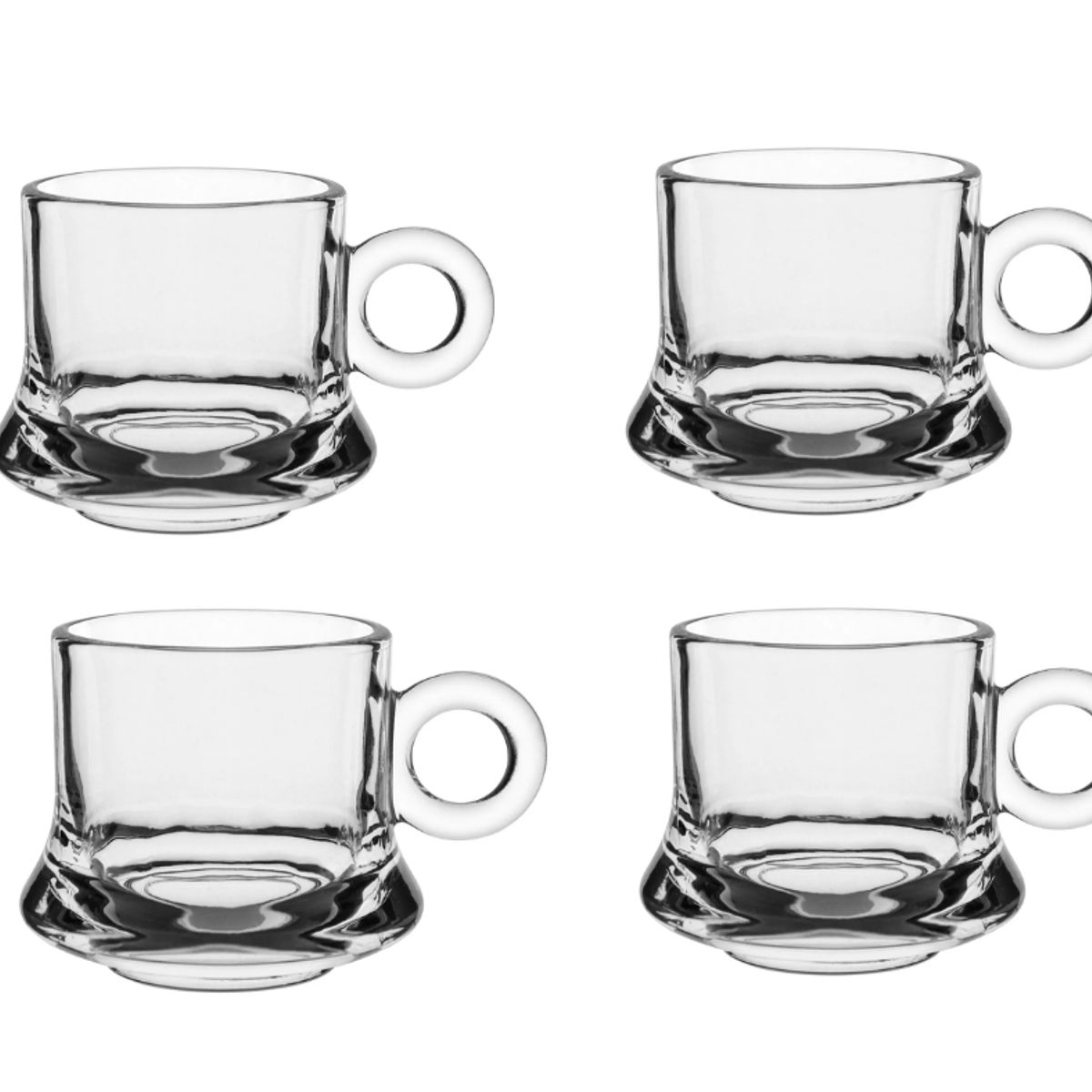 GENERICO - Set de 4 Tazas espreso  75  ml
