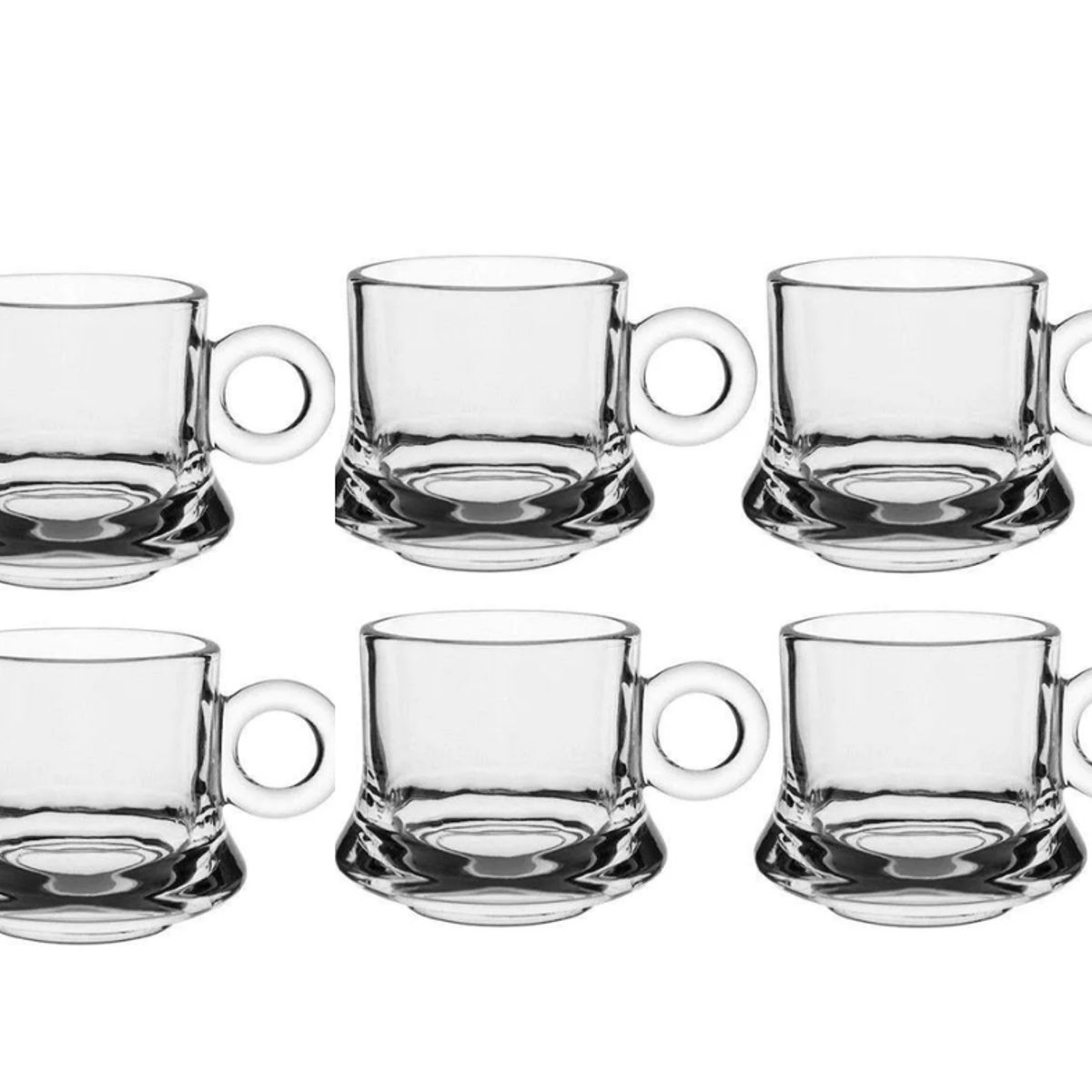 GENERICO - Set de 6 Tazas espreso  75  ml
