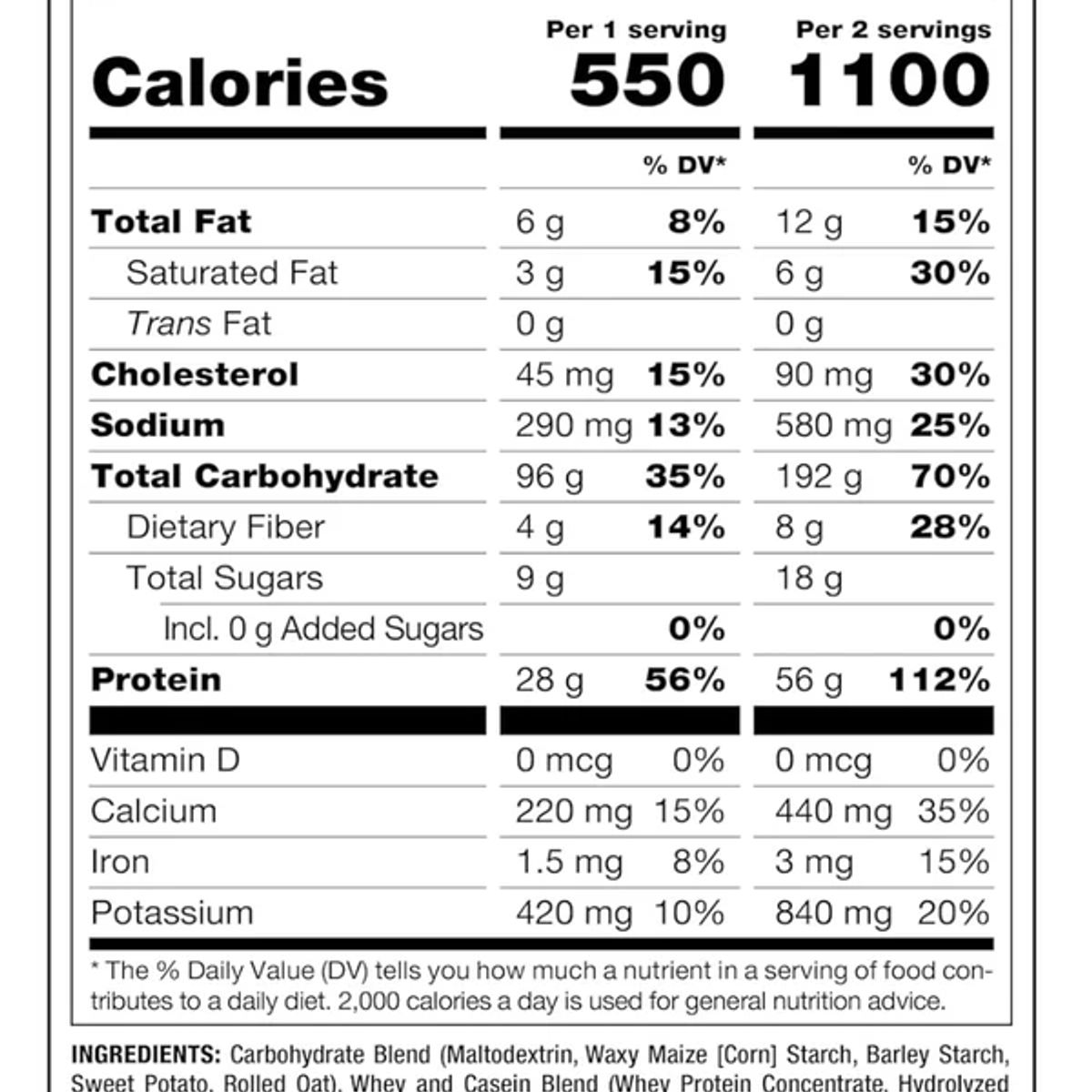 MUTANT - Mutant Mass 5 LB Ganador de masa - Vanilla Ice Cream
