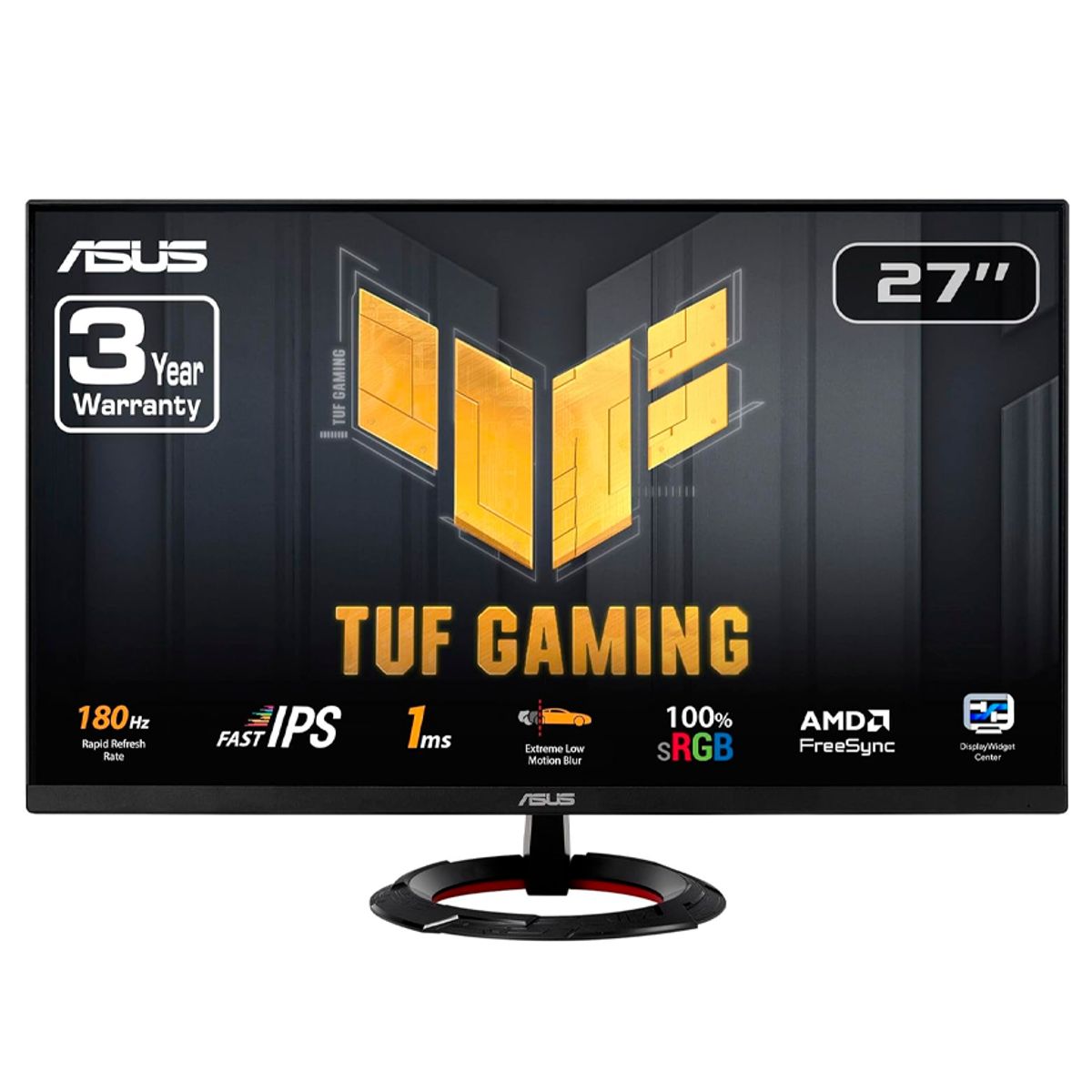 ASUS - Monitor 27 Asus Tuf Gaming Vg279q3r Ips Fhd 180hz 1ms Color Negro