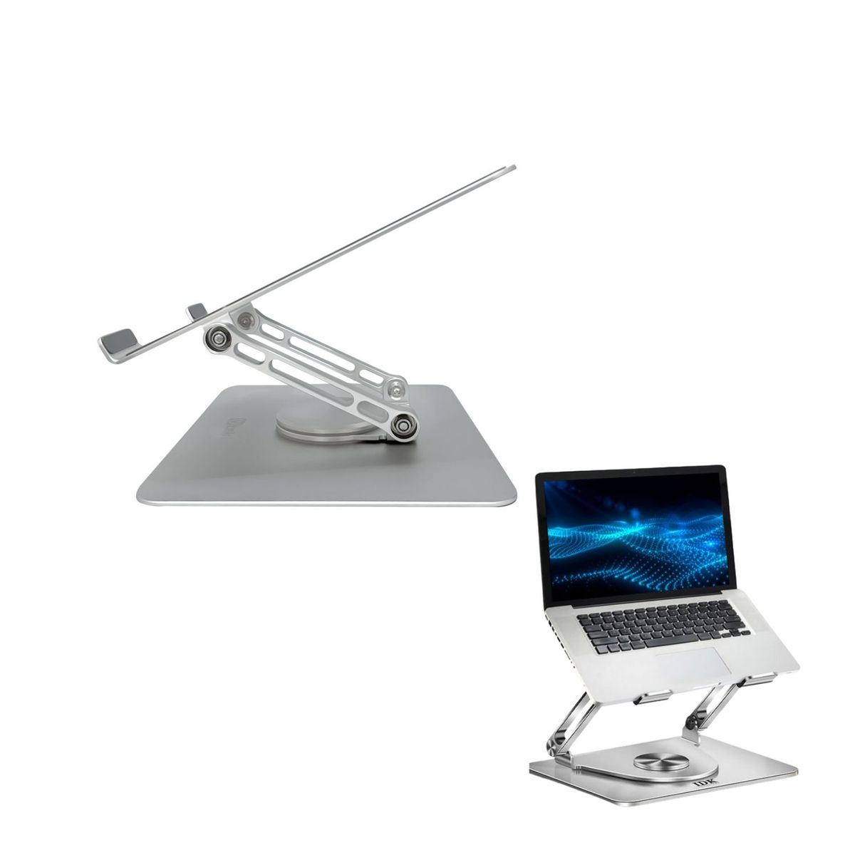 GENERICO - Soporte De Aluminio Giratorio 360° Para Laptos