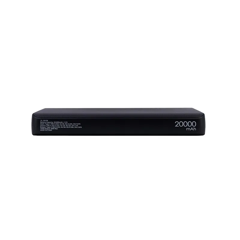 TEROS - POWERBANK TEROS TE-7057N 20000MAH USB-A USB-C COLOR NEGRO