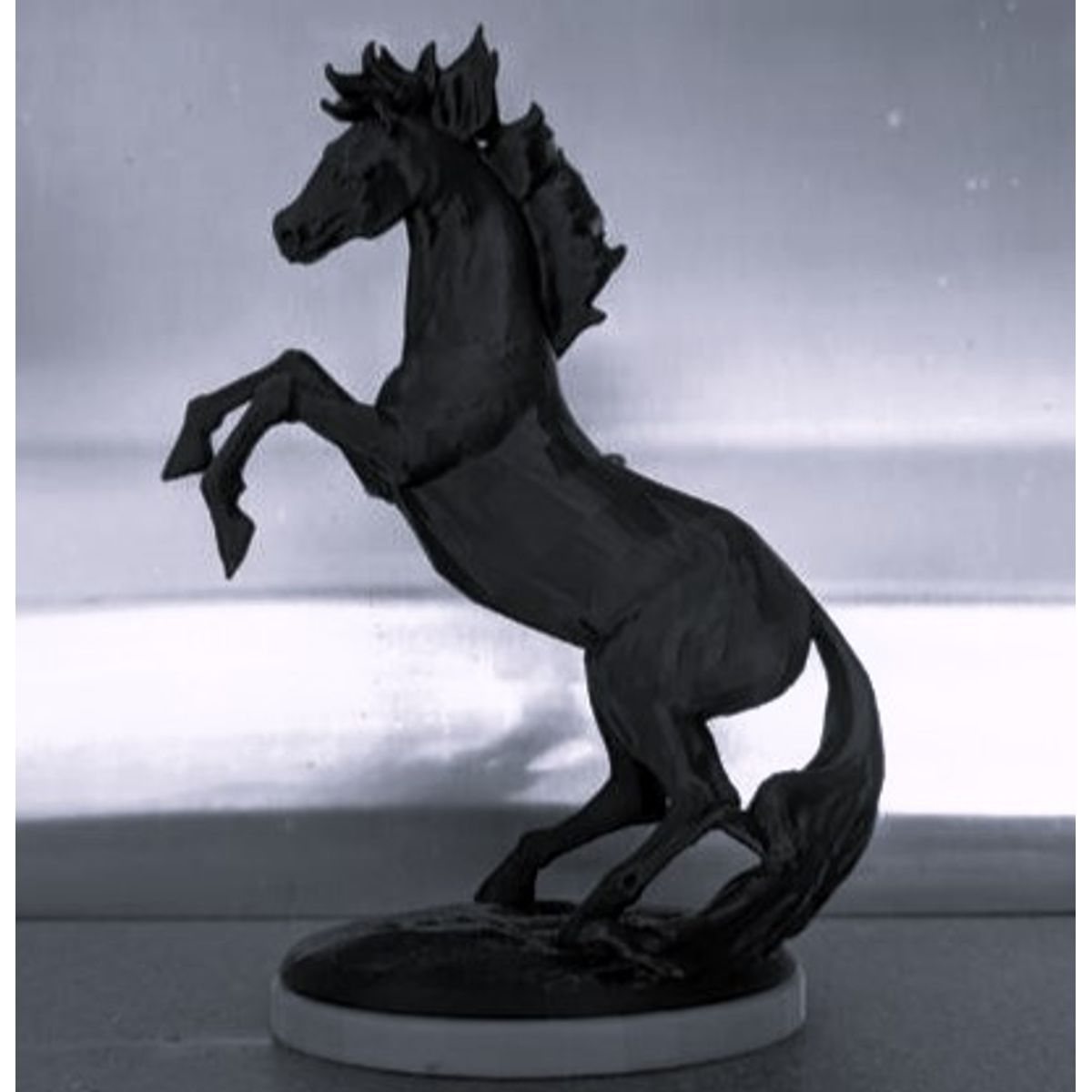 GENERICO - ADORNO EXCLUSIVO CABALLO NEGRO 23cm x 11cm x 17cm