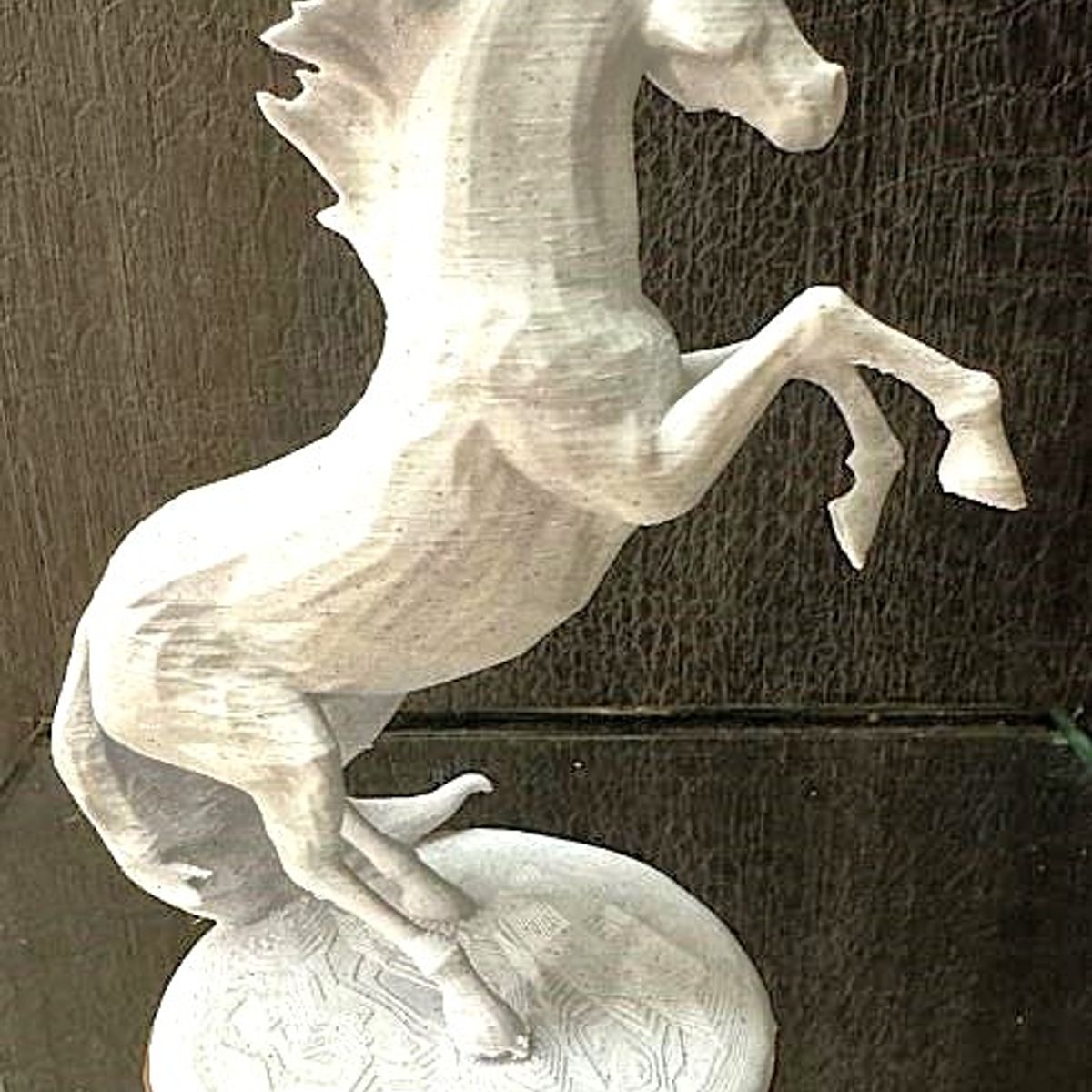 GENERICO - ADORNO EXCLUSIVO CABALLO MARMOL 23cm x 11cm x 17cm