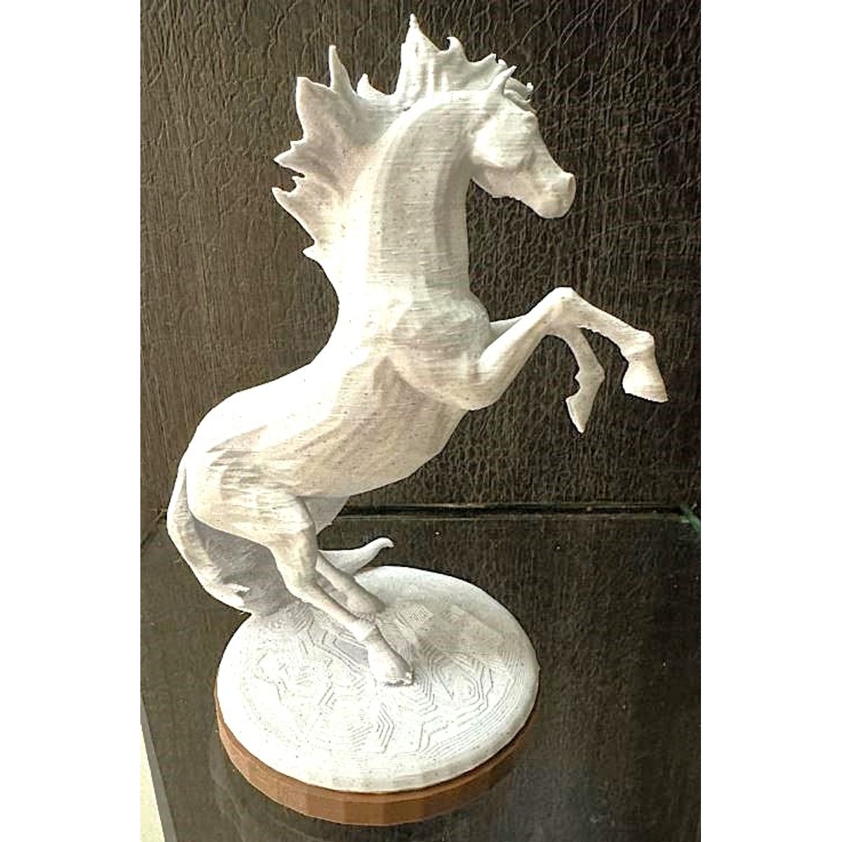 GENERICO - ADORNO EXCLUSIVO CABALLO MARMOL 23cm x 11cm x 17cm